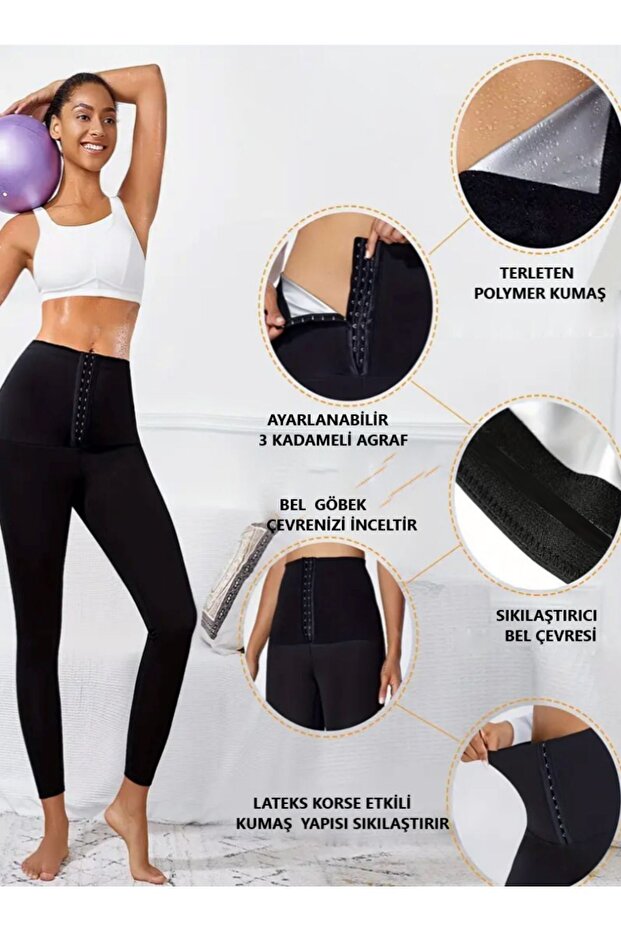 Zayıflatan İncelten Sauna Termal Tayt